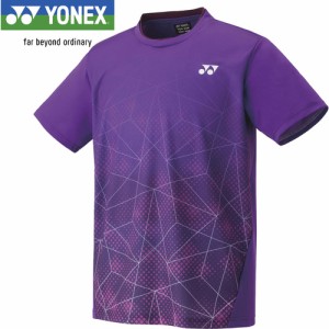 ヨネックス YONEX メンズ レディース ゲームシャツ フィットスタイル パープル 10540 039 ユニフォーム ユニホーム ゲームウェア 半袖