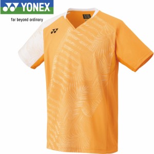 ヨネックス YONEX メンズ ゲームシャツ フィットスタイル サフラン 10543 352 ユニフォーム ユニホーム ゲームウェア 半袖 シャツ