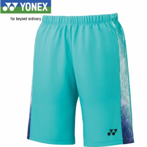 ヨネックス YONEX メンズ バドミントンウェア ゲームパンツ ニットハーフパンツ ウォーターグリーン 15177 048 ハーフパンツ