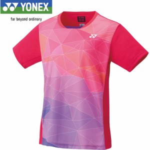 ヨネックス YONEX レディース ゲームシャツ ブライトピンク 20739 122 ユニフォーム ユニホーム ゲームウェア 半袖 シャツ トップス
