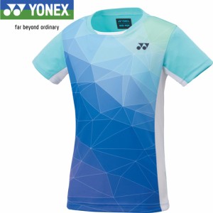 ヨネックス YONEX キッズ ゲームシャツ ウォーターグリーン 20739J 048 ユニフォーム ユニホーム ゲームウェア 半袖 シャツ トップス