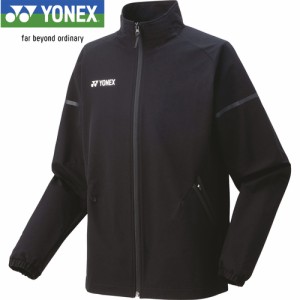 ヨネックス YONEX メンズ バドミントンウェア ジャケット ウォームアップシャツ ブラック 50134 007 長袖 ジャージ フルジップ トップス