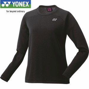 ヨネックス YONEX レディース ロングスリーブTシャツ ブラック 16667 007 長袖 シャツ トップス スポーツウェア 保温 防寒