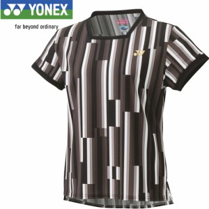 ヨネックス YONEX レディース ゲームシャツ ブラック 20727 007 半袖 シャツ トップス テニス ウェア UV 紫外線 JSTA