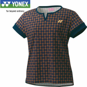 ヨネックス YONEX レディース ゲームシャツ ネイビーブルー 20741 019 半袖 シャツ トップス テニス ウェア UV 紫外線 JSTA