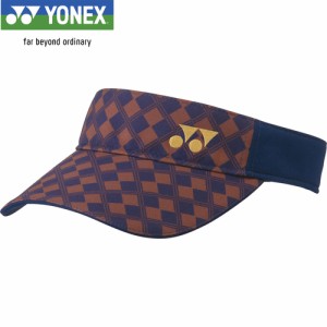ヨネックス YONEX レディース サンバイザー ネイビーブルー 40090 019 バイザー キャップ 帽子 テニス バドミントン アクセサリ