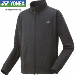 ヨネックス YONEX メンズ レディース テニスウェア ジャケット ニットウォームアップシャツ ブラック 51047 007 長袖 トップス アウター