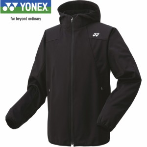 ヨネックス YONEX メンズ レディース テニスウェア ジャケット ウォームアップパーカー ブラック 51049 007 長袖 トップス アウター