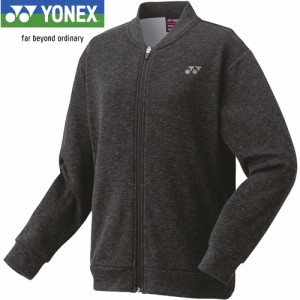 ヨネックス YONEX レディース テニスウェア ジャケット ニットウォームアップシャツ ブラック 58104 007 長袖 トップス アウター