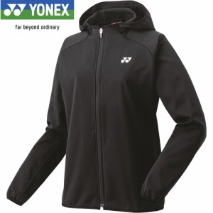 ヨネックス YONEX レディース テニスウェア ジャケット ウォームアップパーカー ブラック 58105 007 長袖 トップス アウター フルジップ