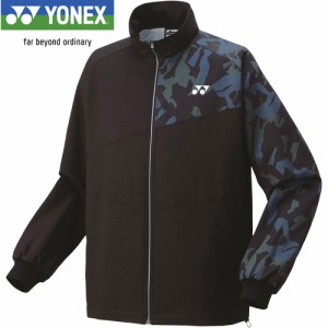 ヨネックス YONEX メンズ レディース テニスウェア ジャケット 裏地付き ウィンドウォーマーシャツ ブラック 70093 007 長袖 トップス