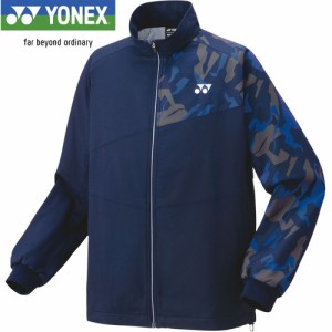 ヨネックス YONEX メンズ レディース テニスウェア ジャケット 裏地付き ウィンドウォーマーシャツ ネイビーブルー 70093 019 長袖