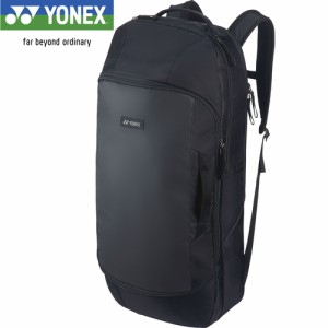 ヨネックス YONEX ボックスラケットバッグ ブラック BAG2312 007 バックパック リュック バッグ 鞄 テニス バドミントン ラケット 3本