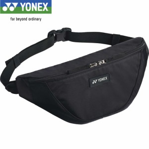 ヨネックス YONEX ウエストバッグ ボディバッグ ブラック BAG2314 007 ヒップバッグ スポーツ バッグ 鞄