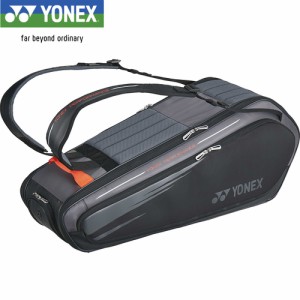 ヨネックス YONEX ラケットバッグ6 ブラック BAG2322R 007 ツアーバッグ テニス バドミントン ラケット 6本 収納 大会 試合 部活