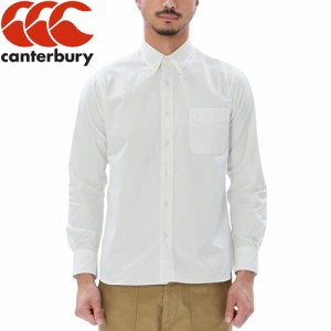 カンタベリー CANTERBURY メンズ ロングスリーブボタンダウンツイルシャツ オフホワイト RA43540 11 L/S BD TWILL SHIRT 長袖シャツ