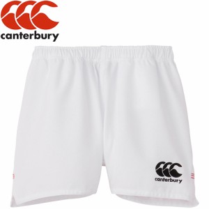 カンタベリー CANTERBURY メンズ ラグビーウェア ゲームパンツ ラグビーショーツ ワイド ホワイト RG23724 10 RUGBY SHORTS WIDE