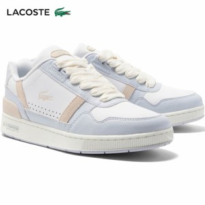 ラコステ LACOSTE レディース スニーカー T-CLIP 223 2 SFA ホワイト 46SFA0057 1T5 靴 シューズ カジュアルシューズ