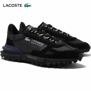 ラコステ LACOSTE メンズ スニーカー エリート アクティブ ブラック 46SMA0123 075 靴 シューズ カジュアルシューズ