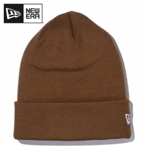 ニューエラ NEW ERA ニット帽 ベーシック カフニット ウォルナット 13751306 WAL 帽子 防寒 アウトドア 冬キャンプ スノーボード スキー