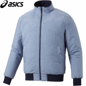 アシックス asics メンズ 野球ウェア ジャケット ゴールドステージ グラウンドコート アシックスブルー杢 2121A004 401 ベースボール