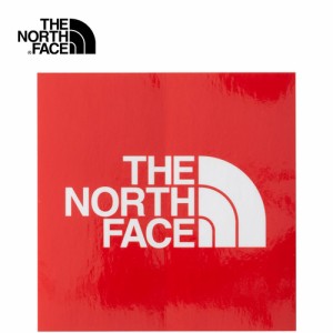 ザ・ノース・フェイス ノースフェイス TNFスクエアロゴステッカー レッド NN32349 R TNF Square Logo Sticker 2023秋冬モデル