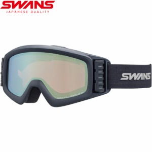 スワンズ SWANS メンズ レディース スキー ゴーグル ヘリ カーボンブラック CABK HELI-MPDTBS-N 2023-24モデル スノボ 眼鏡対応