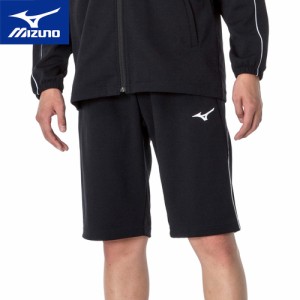 ミズノ MIZUNO メンズ レディース トレーニングウェア ショートパンツ ウォームアップ ハーフパンツ ディープネイビー×ホワイト