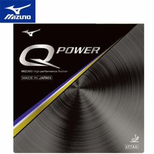 ミズノ MIZUNO 卓球ラバー Qパワー レッド 83JRTA98 62 卓球 ラバー テンション系　裏ソフト日本製 部活 赤