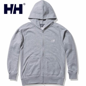 ヘリーハンセン HELLY HANSEN メンズ パーカー HHロゴフルジップスウェットフーディー ミックスグレー HE32321 Z HH Logo Full-zip