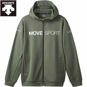 デサント DESCENTE メンズ レディース トレーニングウェア ジャケット S.F.TECH SHIELDソフトウォーム フルジップフーディー カーキ