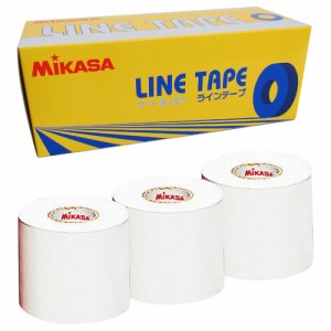 ミカサ MIKASA ラインテープ 70mm 剣道・柔道用 伸びるタイプ 3巻入り 白 LTV-70 W 白線 テープ ホワイト 7cm幅 柔道 剣道 体育館