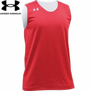 アンダーアーマー UNDER ARMOUR メンズ UAチーム バスケットボール リバーシブル シャツ レッド/ホワイト 1295519 600