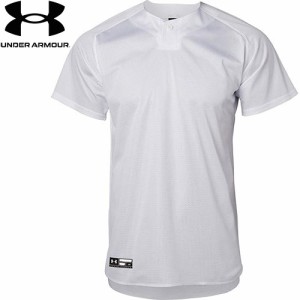 アンダーアーマー UNDER ARMOUR メンズ 野球ウェア ユニフォームシャツ チーム メッシュ ユニホーム シャツ ホワイト 1314083 100 TEAM