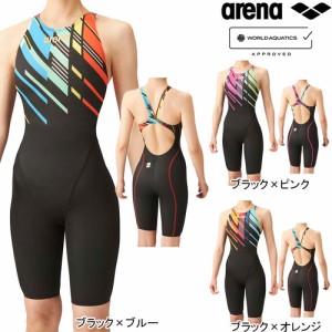 クリアランスアリーナ arena レディース 競泳水着 レーシングワンピーススパッツ オープンバック ハーフレッグ ARN-4040W