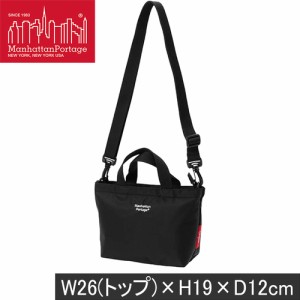 マンハッタンポーテージ Manhattan マイクロポーテージ トートバッグ マット ツイル ブラック MP1381MTWL 1000 Micro Portage Tote Bag