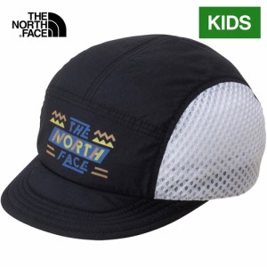 ザ・ノース・フェイス ノースフェイス キッズ 帽子 エニーランパッカブルキャップ ブラック2 NNJ02305 KK Kids' Anyrun Packable Cap