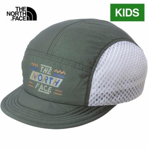 ザ・ノース・フェイス ノースフェイス キッズ 帽子 エニーランパッカブルキャップ タイムグリーン NNJ02305 TG Kids' Anyrun Packable