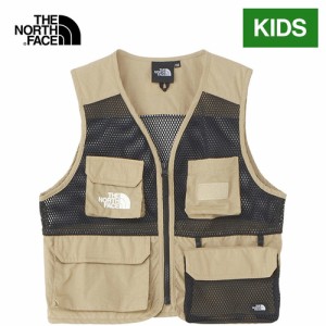 ザ・ノース・フェイス ノースフェイス キッズ アドベンチャーベスト ケルプタン NPJ22324 KT Adventure Vest 2024春夏モデル 子供服