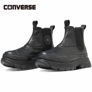 コンバース CONVERSE レディース スニーカー レザー オールスター （R） トレックウエーブ サイドゴア HI ブラック 31310830 LEATHER