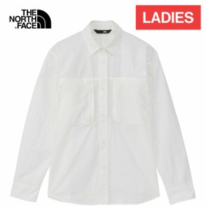 ザ・ノース・フェイス ノースフェイス レディース 長袖シャツ ラッスルキャノピーシャツ オフホワイト NRW12302 OW Rustle Canopy Shirt