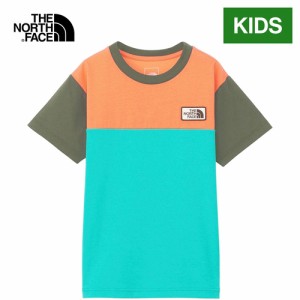 ザ・ノース・フェイス ノースフェイス キッズ Tシャツ ショートスリーブTNFグランドティー ガイザーアクア NTJ32338 GA S/S TNF Grand