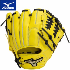 ミズノ MIZUNO メンズ レディース 野球 グラブ グローバルエリート トレーニング 内野手用 2 右投用 ナチュラルライム 1AJGT30110 40 GE