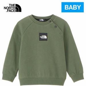 ザ・ノース・フェイス ノースフェイス ベビー トレーナー スウェットロゴクルー タイムグリーン NTB12402 TG B Sweat Logo Crew