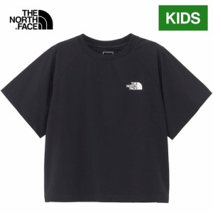 ザ・ノース・フェイス ノースフェイス キッズ Tシャツ モビリティークルー ブラック NPJ22472 K Mobility Crew 2024春夏モデル 子供