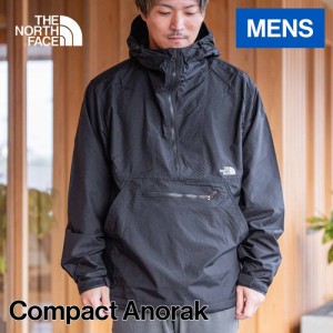 ザ・ノース・フェイス ノースフェイス メンズ ジャケット コンパクトアノラック ブラック NP22333 K Compact Anorak 春夏モデル 羽織り
