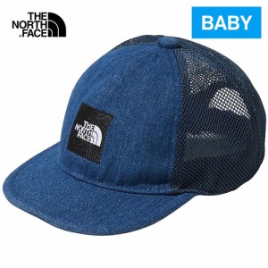 ザ・ノース・フェイス ノースフェイス ベビー スクエアロゴメッシュキャップ インディゴ NNB02000 ID Baby Square Logo Mesh Cap