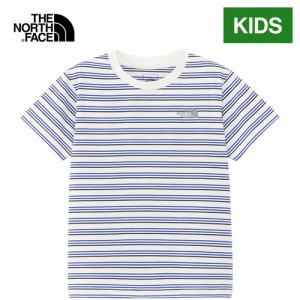 ザ・ノース・フェイス ノースフェイス キッズ Tシャツ ショートスリーブボーダーティー オフホワイト NTJ32317 OW S/S Border Tee