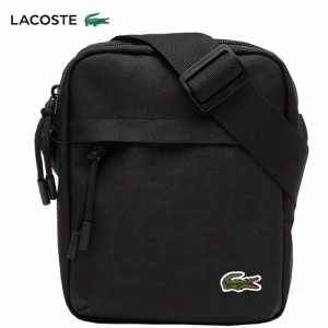 ラコステ LACOSTE ショルダーバッグ ネオクロコ バーチカルジップカメラバッグ ブラック NH4102N 991 正規品 ポーチ 斜め掛け おでかけ