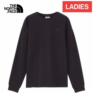 ザ・ノース・フェイス ノースフェイス レディース 長袖Tシャツ ロングスリーブヌプシコットンティー ブラック NTW32443 K L/S Nuptse